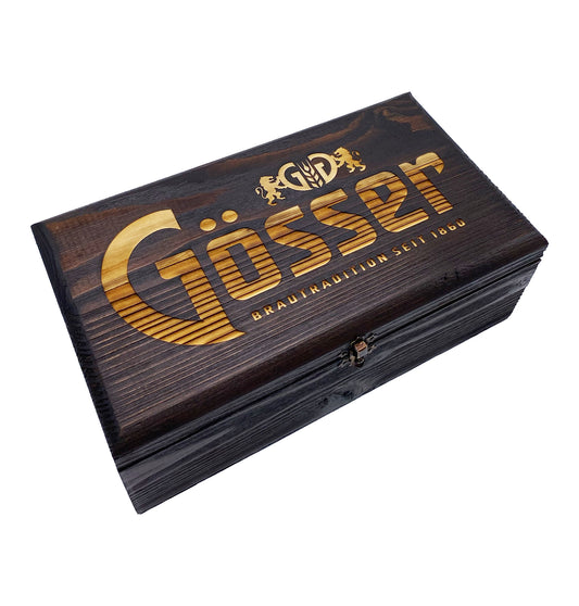 Geschenkbox mit personalisiertem Glas